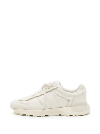 Pre-owned Maison Margiela 50/50 Runner Low-top Sneakers In White