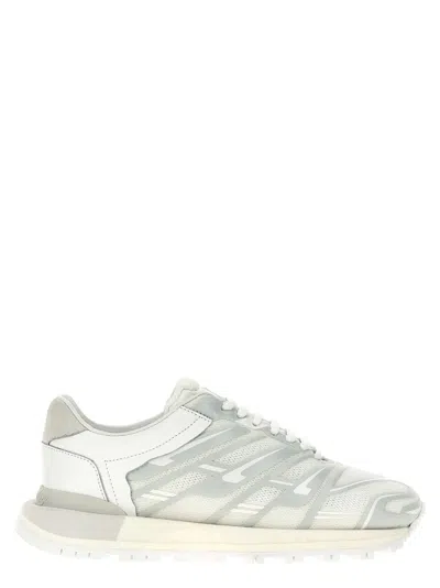 Maison Margiela White Mesh And Rubber 50-50 Sneakers