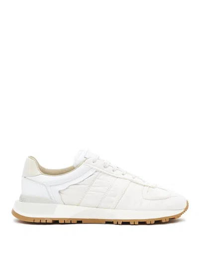 Maison Margiela White Leather Sneakers