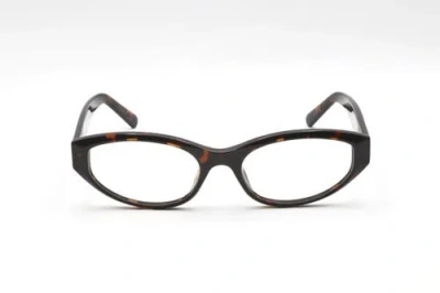 Maison Margiela 54mm Round Optical Glasses In Brown