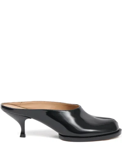 Maison Margiela Tabi City Evening Mule Woman Black In Multi