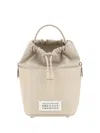 Maison Margiela 5ac Bucket Bag In Amande