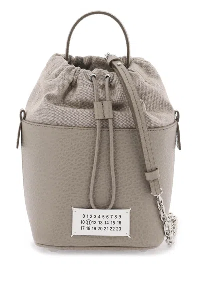 Maison Margiela 5ac Bucket Bag In Birdy (grey)