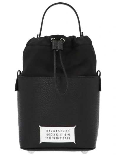 Maison Margiela Small 5ac Bucket Bag In Black