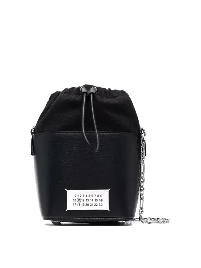 Maison Margiela 5ac Bucket Small Bag In Black