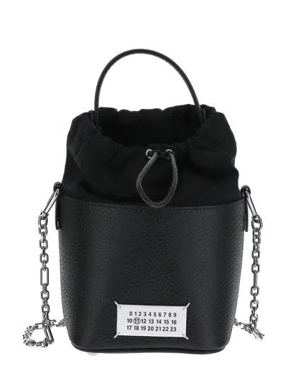 Maison Margiela 5ac Bucket Small Bag In Black