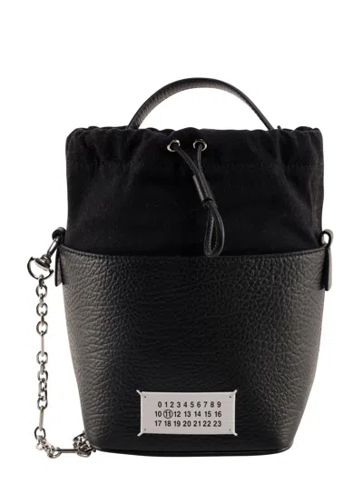 Maison Margiela 5ac Bucket Small Leather Bucket Bag