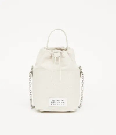 Maison Margiela 5ac Bucket Small Unisex Light Grey