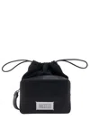 Maison Margiela Grained Leather Panel Bag In Black