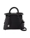 Maison Margiela 5ac Mini Black Leather Bag In Black