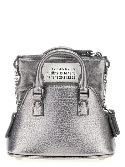Maison Margiela Baby 5ac Structured Crossbody Bag In Silver