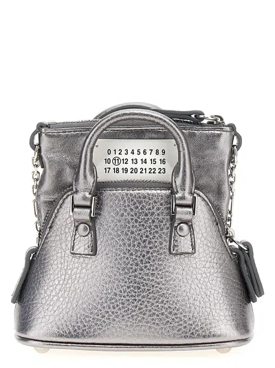 Maison Margiela 5ac Classique Baby Crossbody Bags In Silver