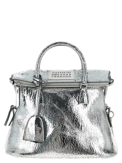MAISON MARGIELA 5AC CLASSIQUE HAND BAGS SILVER