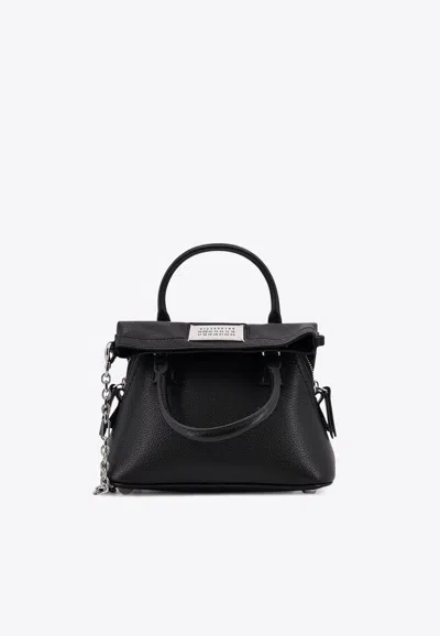 Maison Margiela 5ac Classique Leather Shoulder Bag In Black