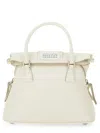 Maison Margiela Woman Handbag Beige Size - Leather, Textile Fibers In White