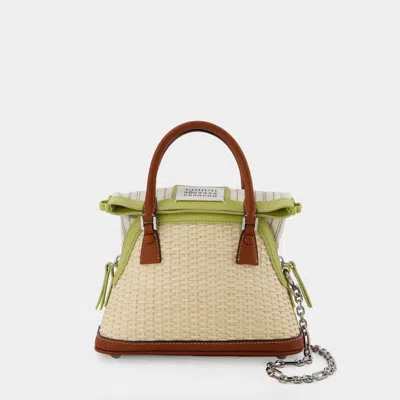 MAISON MARGIELA 5AC CLASSIQUE MICRO HANDBAG - MAISON MARGIELA - CÈDRO -