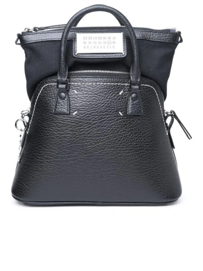Maison Margiela 5ac Classique Mini Bag In Black Leather