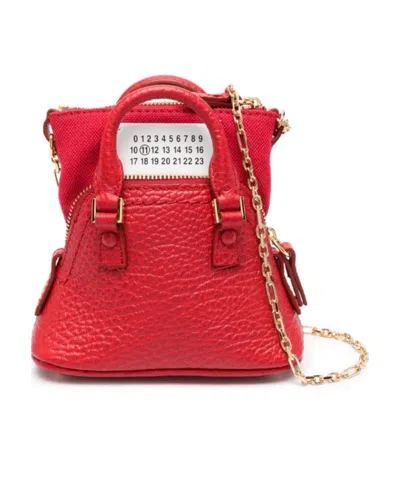 Maison Margiela 5ac Classique Mini Bag In Red