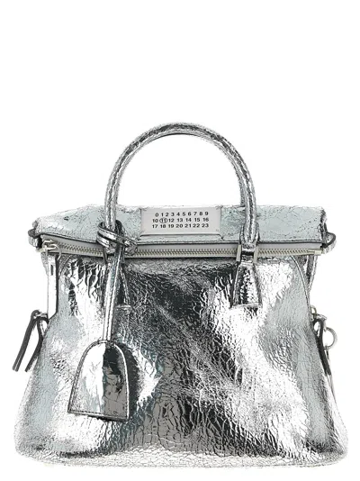 Maison Margiela 5ac Classique Mini Handbag In Silver