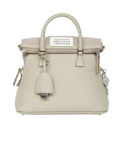 Maison Margiela 5ac Classique Mini Tote Bag In Grey