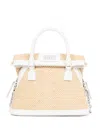 Maison Margiela 5ac Classique Straw Mini Bag In 中性色