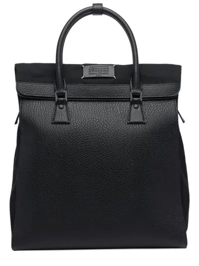 Maison Margiela 5ac Daily Vertical Backpack In Black