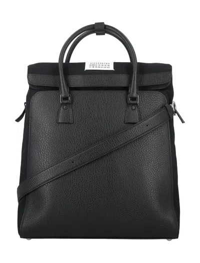 Maison Margiela 5ac Daily Vertical Bag In Black