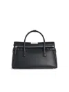 Maison Margiela '5ac East West' Black Leather Handbag In Black