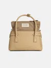 Maison Margiela '5ac East West' Cream Leather Bag In Cream