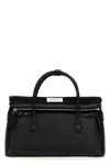 Maison Margiela Black Leather 5ac East West Handbag In Black
