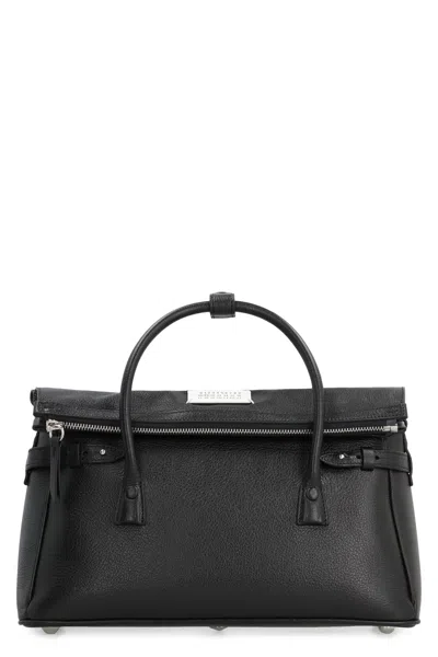 Maison Margiela 5ac East West Leather Handbag In Black