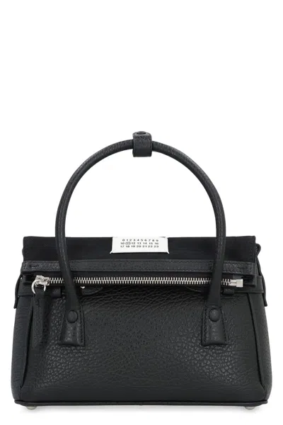 Maison Margiela 5ac East West Small Leather Handbag In Black