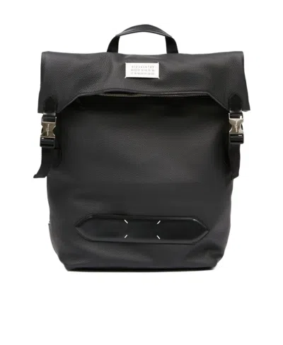 Maison Margiela 5ac Four-stitch Logo Backpack In Black