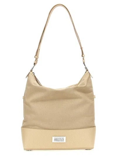 Maison Margiela '5ac Hobo Medium' Crossbody Bag In Cream