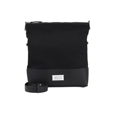 Maison Margiela 5ac Hobo Medium Handbag In Black