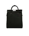 Maison Margiela 5ac Daily Vertical Leather Backpack In Black