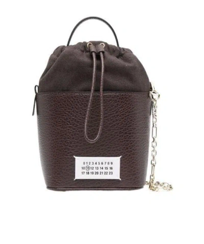 MAISON MARGIELA 5AC LOGO-PATCH BUCKET BAG