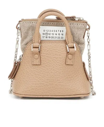 Maison Margiela 5ac Logo Shoulder Bag In Brown