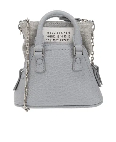 Maison Margiela 5ac Logo Shoulder Bag In Gray