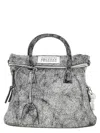 Maison Margiela 5ac Loved To Death Mini Handbag In Silver