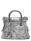 Maison Margiela 5ac Loved To Death Mini Handbag In Silver