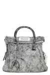 Maison Margiela 5ac Loved To Death Mini Handbag In Silver