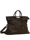 Maison Margiela Leopard Print 5ac Handbag With Shoulder Strap In Neutral