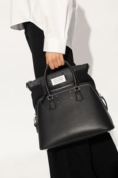 Maison Margiela ‘5ac Medium' Shoulder Bag In Black