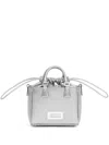 Maison Margiela 5ac Metallic-effect Tote Bag In Silver