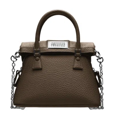 Maison Margiela 5ac Micro Tote Bag In Black