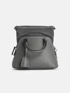 Maison Margiela '5ac' Mini Bag In Pebble Grey Leather