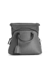 Maison Margiela 5ac Mini Bag In Pebble Grey Leather In Gray