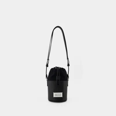 Maison Margiela 5ac Mini Hobo Bag -  - Black - Leather
