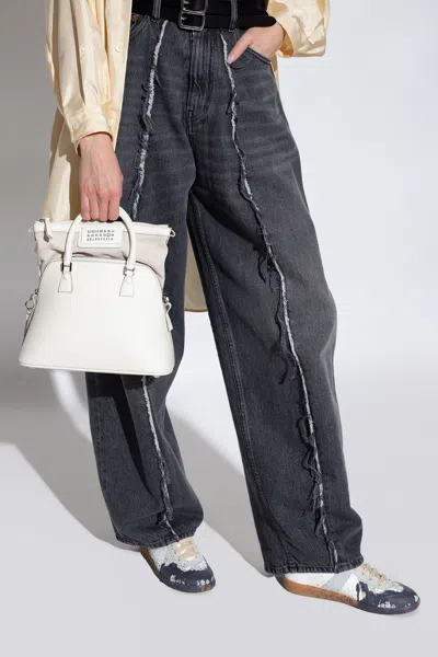 Maison Margiela ‘5ac Mini' Shoulder Bag In Cream